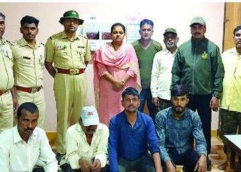 five arrested for hunting Sambar deer in kolhapur