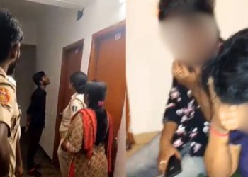 High drama after wife catches husband with two Bengali girls in hotel room in Bhubaneswar