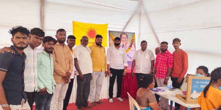 Annabhau Sathe birth Anniversary celebrated inLoni Kalbhor