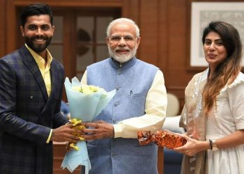 Cricketer Ravindra Jadeja joins BJP wife shares membership card