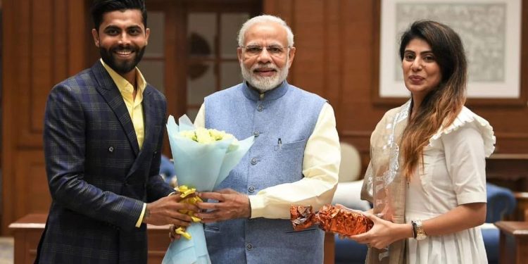 Cricketer Ravindra Jadeja joins BJP wife shares membership card