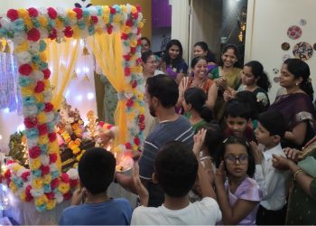 Special celebration ganesh festival in pari towers pune