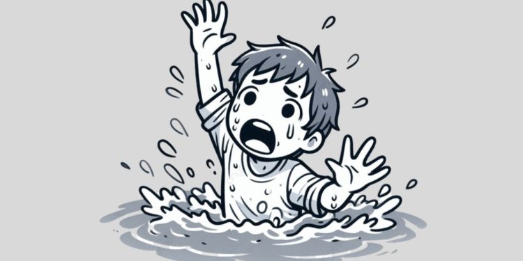 eight year old boy died due to drowned in river junnar pune