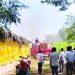 15 acres suagarcane farm caught with fire in malegaon pune