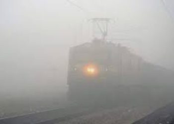 Foggy weather causes delay express and local train in mumbai