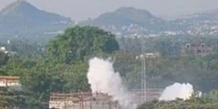 Gas leak in jindal company in ratnagiri