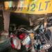 Two wheeler hits truck at theur phata loni kalbhor Pune