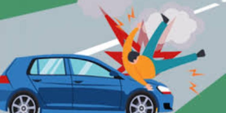 Car driver hits man and ran away in pimpri chinchwad Pune