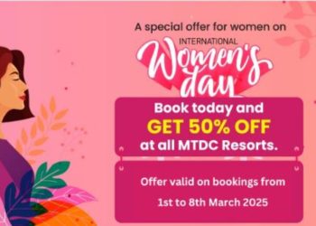 50 percent discount on all resort on the occasion of International women day by MTDC