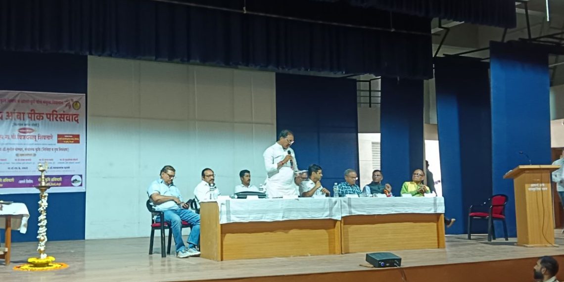 Babaraje Jadhavrao criticized agriculture department in saswad Pune