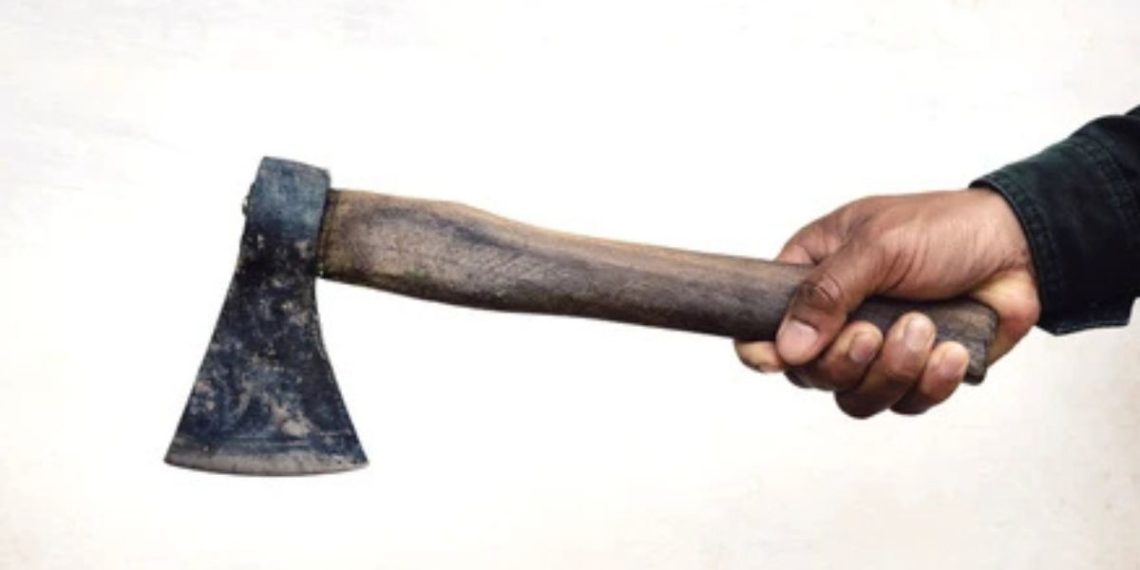 Man attacked on wife by axe in pune