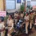 Bike rally of police ahead international women day loni kalbhor