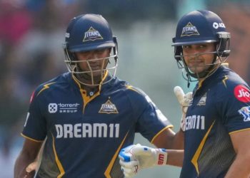 Shumbman gill and saisudarshan registered record partnership in IPL 2025