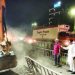 Removal of BRT road started at Nagar road pune