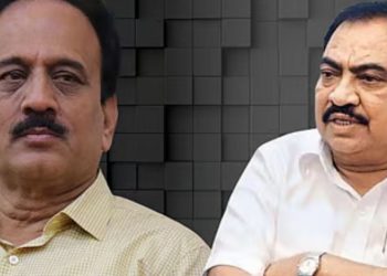 Girish Mahajan files defamation case against eknath khaddse