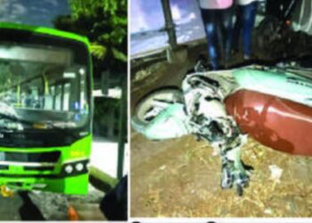 Three people died in Two wheeler and pmp bus accident pune