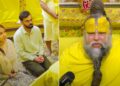 Anushka Sharma-Virat Kohli visit Premanand Maharaj in Vrindavan.