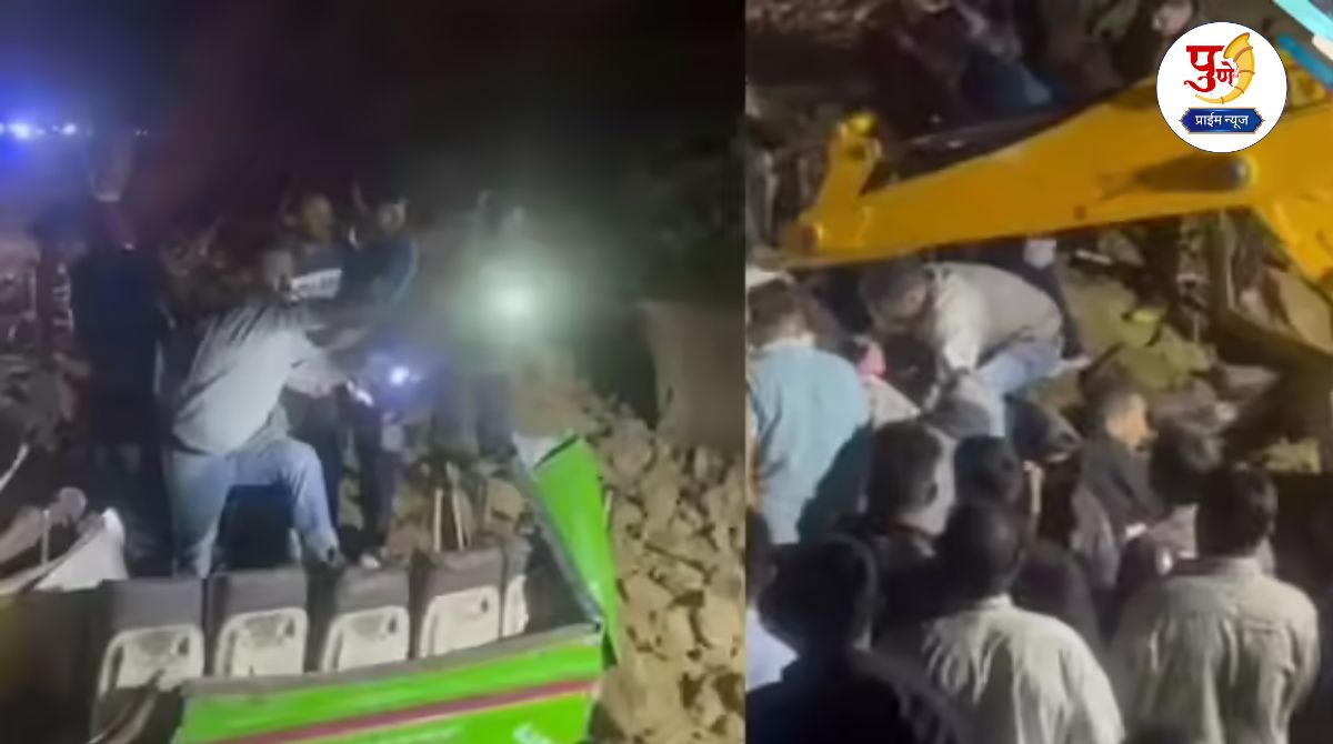Big Breaking: Landslide in Himachal Pradesh; Bus crushed under debris, 15 passengers killed