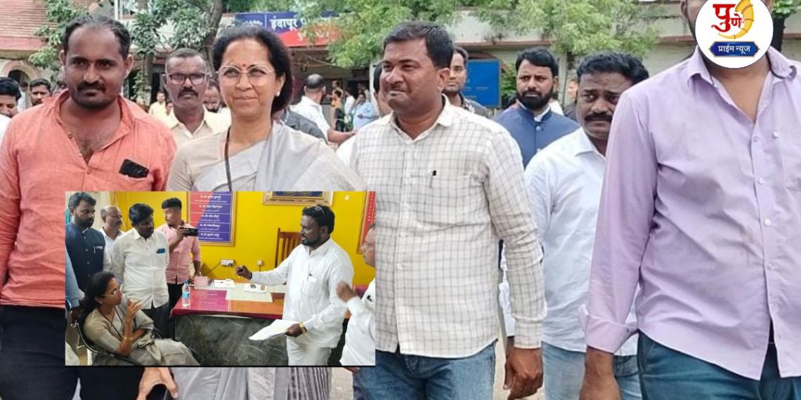 Indapur News: Indapur protesters to meet with Superintendent of Police tomorrow; MP Supriya Sule demands inquiry