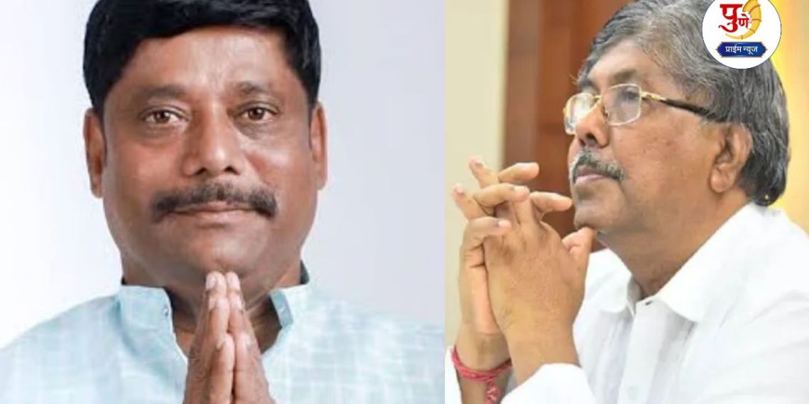 Dhandekar vs Chandrakant Patil: 'We will beat up the blackmailer Dhandekar...', criticism of Chandrakant Patil is fierce, BJP is aggressive!