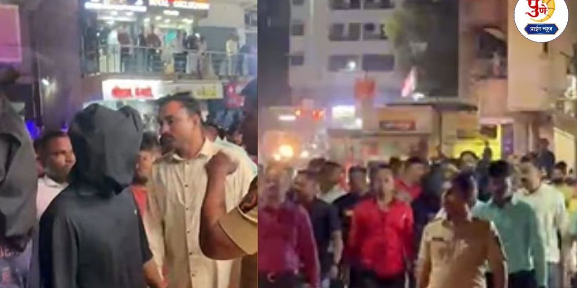 Pune Crime: Terror by showing the scythe of youth in Pune; Police unleashed a ruckus, created chaos throughout the village