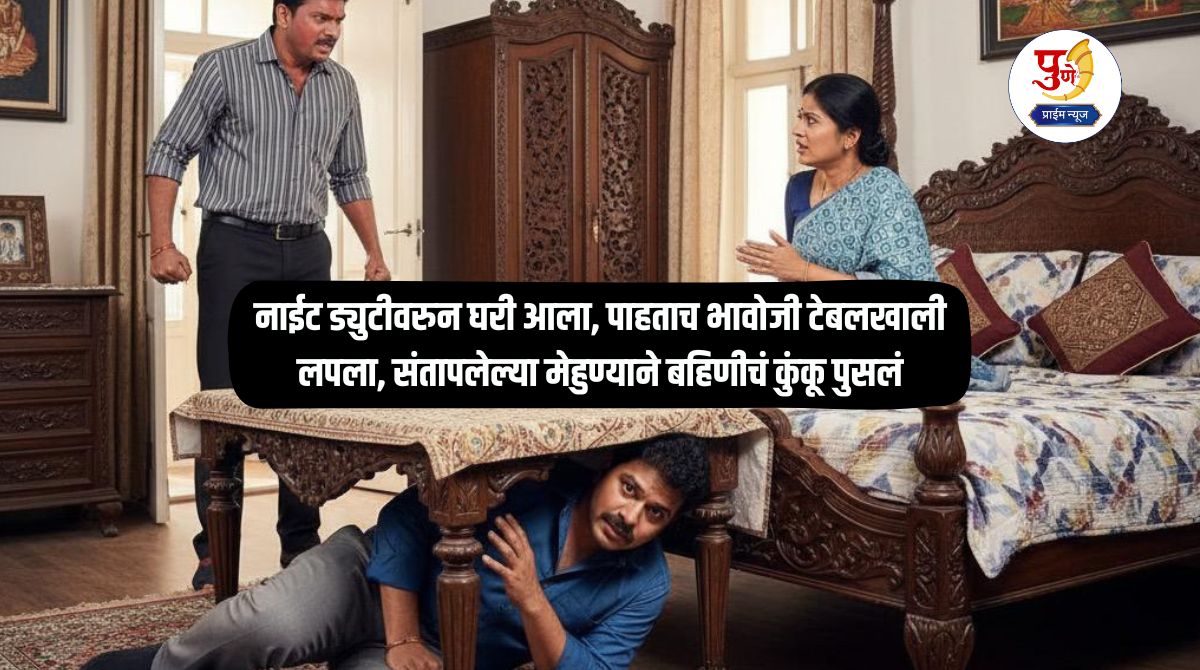 Chhatrapati Sambhajinagar: After brother-in-law went on night duty, aunt came home; Seeing wife and aunt alone at home, she did a terrible thing in anger...