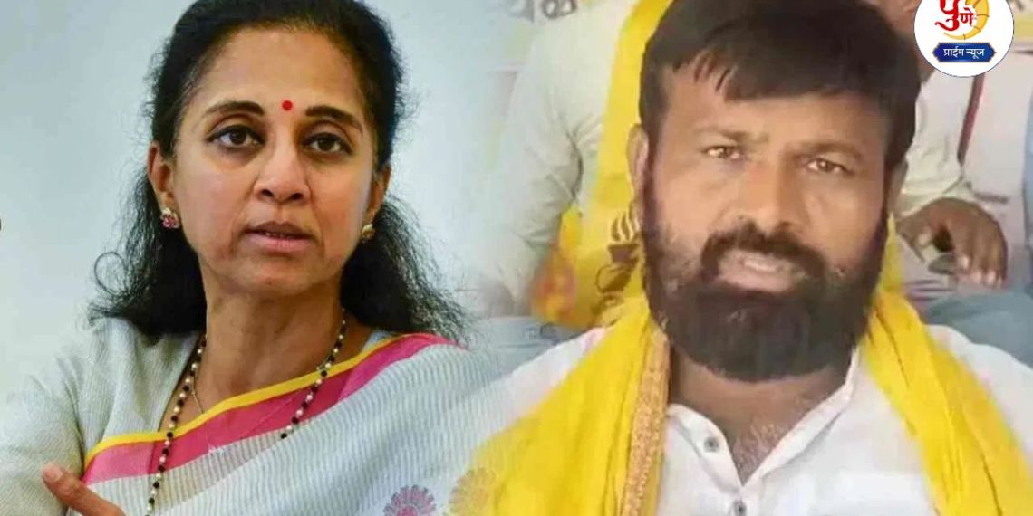 Laxman Hake On Supriya Sule: Supriya Sule's attempt to grab 100 acres of land! Laxman Hake's allegations create a stir