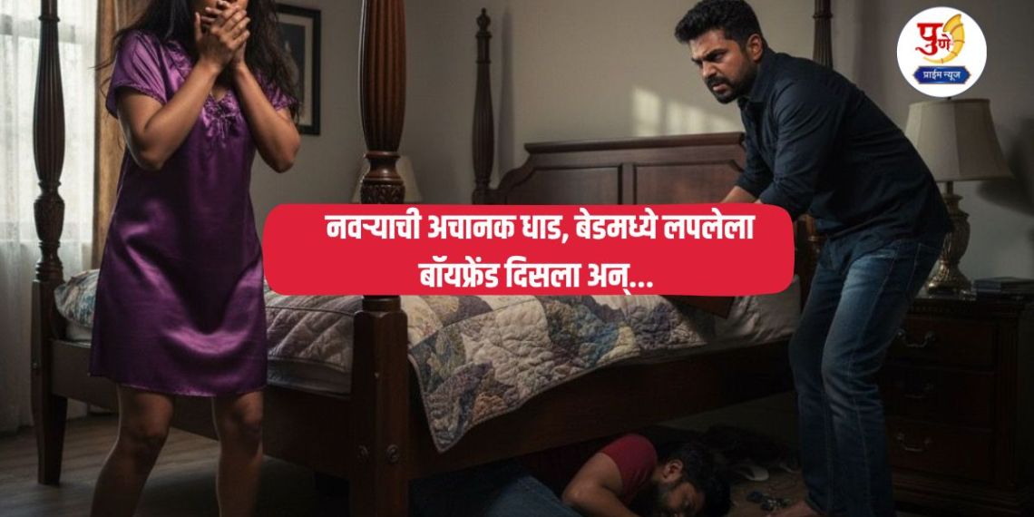 Viral News: Husband called his boyfriend when he was not at home; Husband suddenly rushed, saw his boyfriend hiding in the bed and...