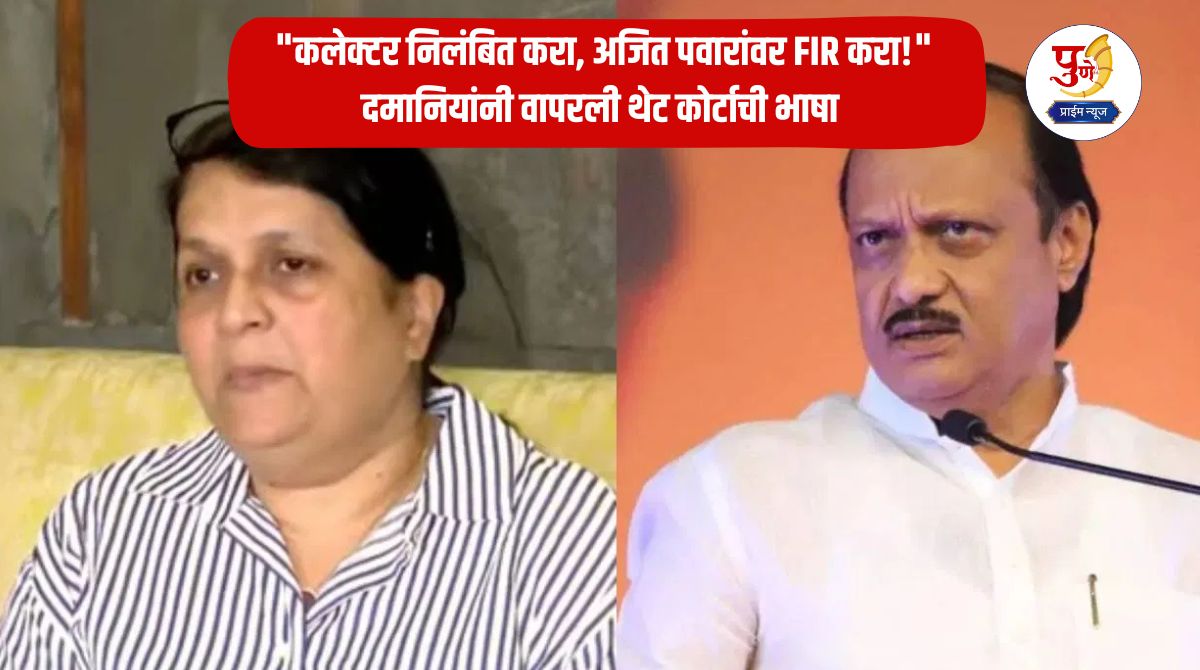 Parth Pawar Land Scam: "Suspend the Collector, file an FIR against Ajit Pawar!" Damania used direct court language; What exactly did she say?