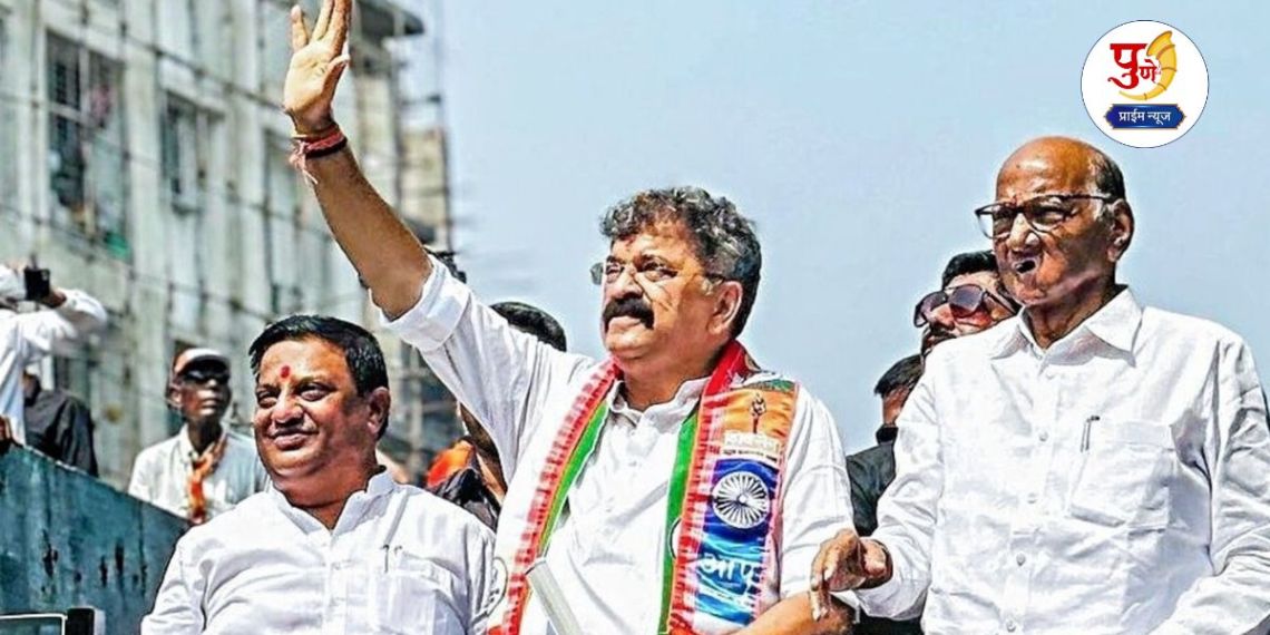Jitendra Awhad TMC Election: Hardline supporters, staunch enemies! Sharad Pawar's ally slaps a fine against his own former colleague: In the field for his wife...