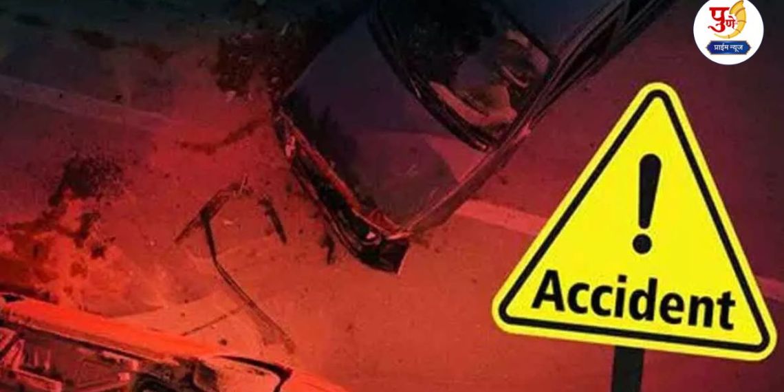 Pune Accident: Victim of blaring horn! Young man riding a bike dies under the wheels of a dumper, driver absconding