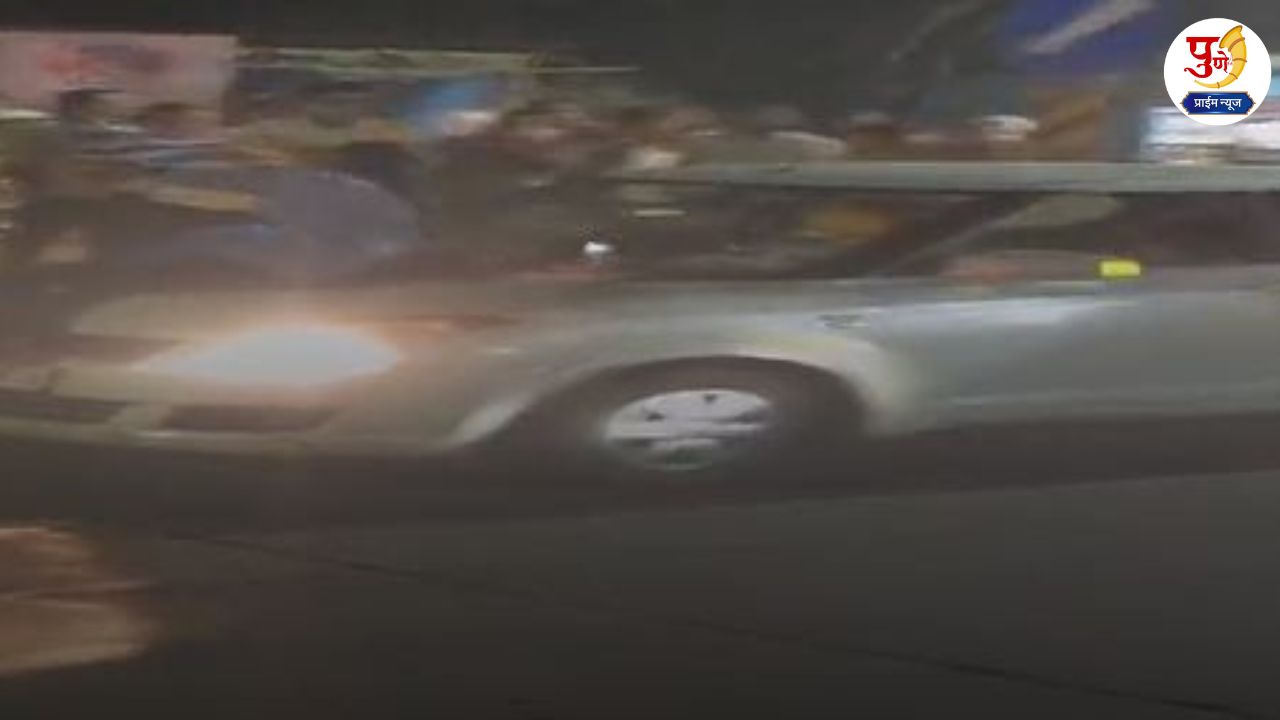 The young woman's glory..! What she did after drinking alcohol and sitting on the bonnets of cars on the road...