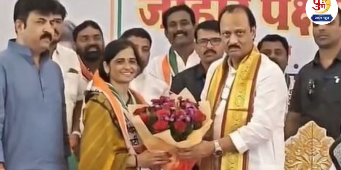 BREAKING NEWS: Ujjwala Thite, who is in conflict with Rajan Patil, joins Ajit's NCP