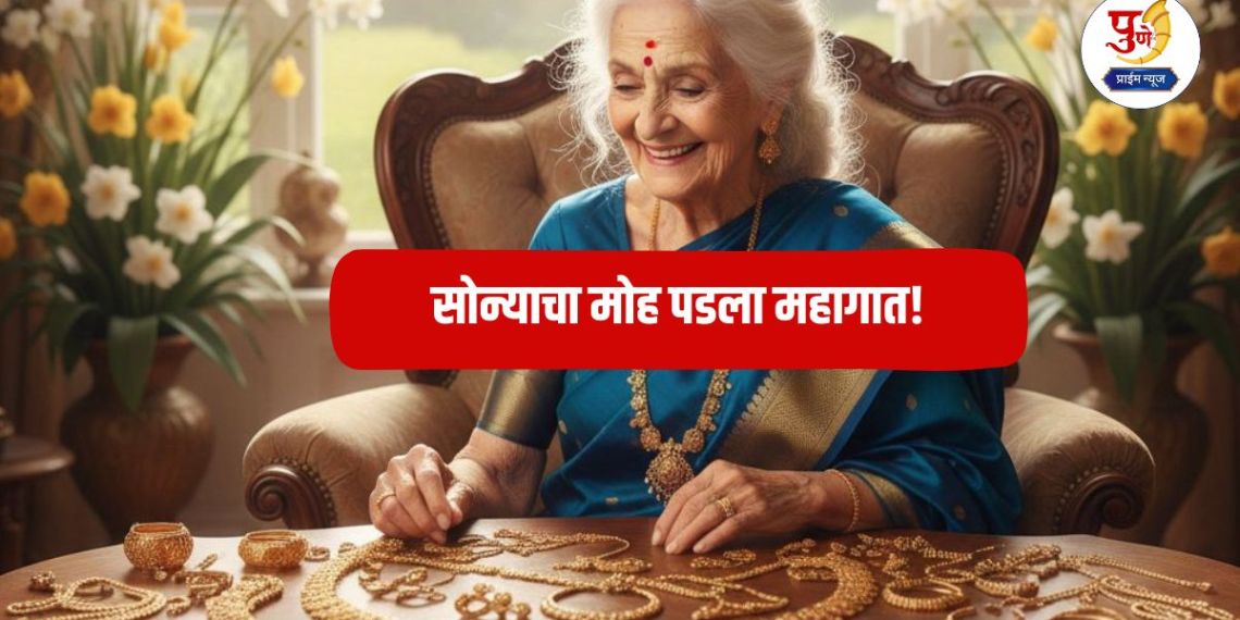 Pune Crime: The temptation of gold turned out to be expensive! He said, 'I will give you half a tola of gold for 25 lakhs' and immediately after the woman gave the money...