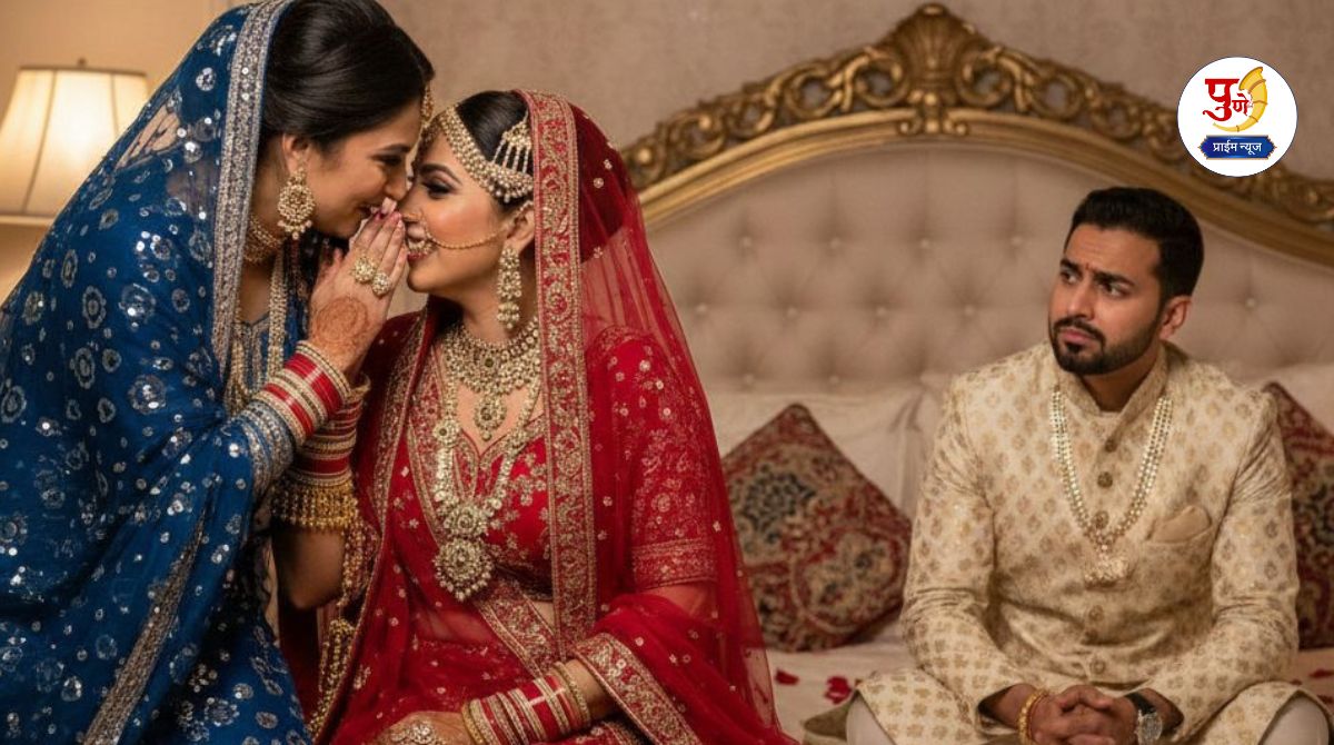 Sangali News: Her wish came true on the wedding night! The bride and her bridesmaids hatched a 'plan' that even the groom was shocked; As soon as midnight struck, both of them...