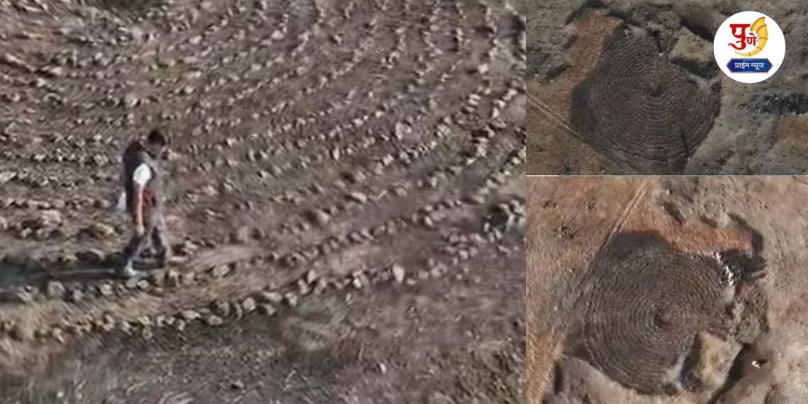 Boramani Stone Labyrinth: India's largest 'stone labyrinth' found in Solapur! 2,000-year-old history revealed; Special connection with the Roman Empire