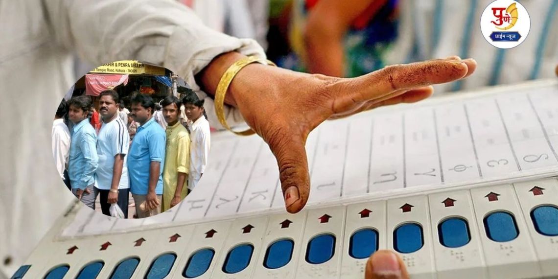 Pune Election: Pune Municipal Corporation's 'election fever'! 2,886 applications sold on the first day; Huge crowd of aspirants in Kasba Peth