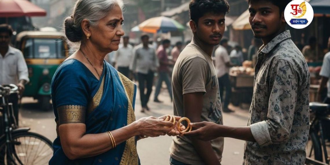 Pune Crime: Shocking! In Pune, a woman herself handed over her jewelry to thieves; the thieves convinced her with sweet talk that...