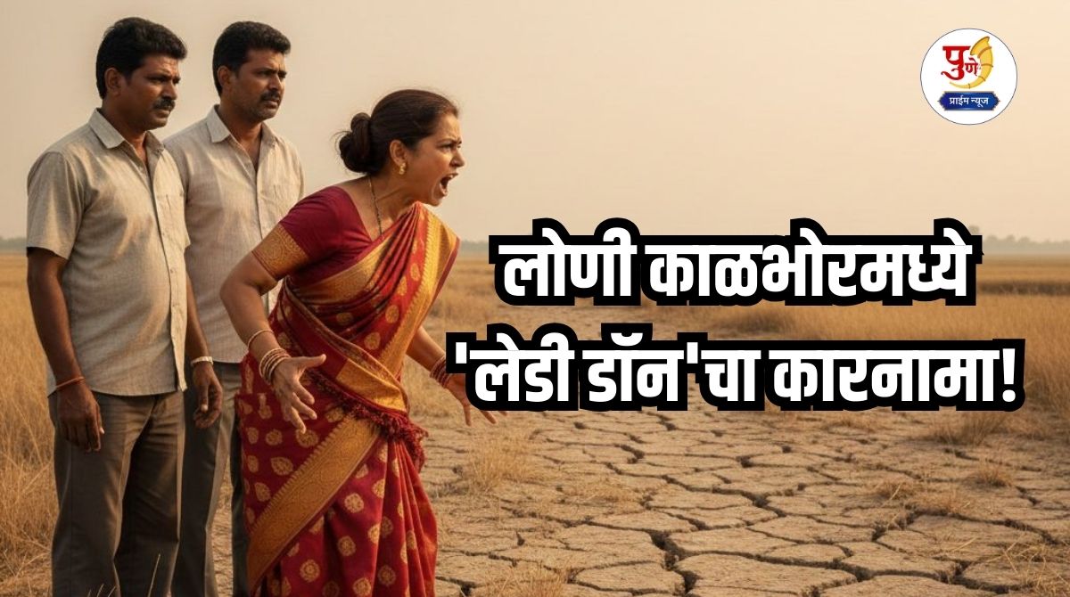 Loni Kalbhor News: 'Lady Don's' exploits in Loni Kalbhor! "I am a big leader of RPI," says businessman, trying to grab 2 gunthas of land; Plan fails and...