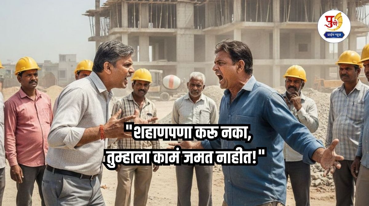 Pune Crime: Builder's bullying in Pune! "Don't be smart, you won't get the job done!" Threat to kill contractor; FIR against three including big builder