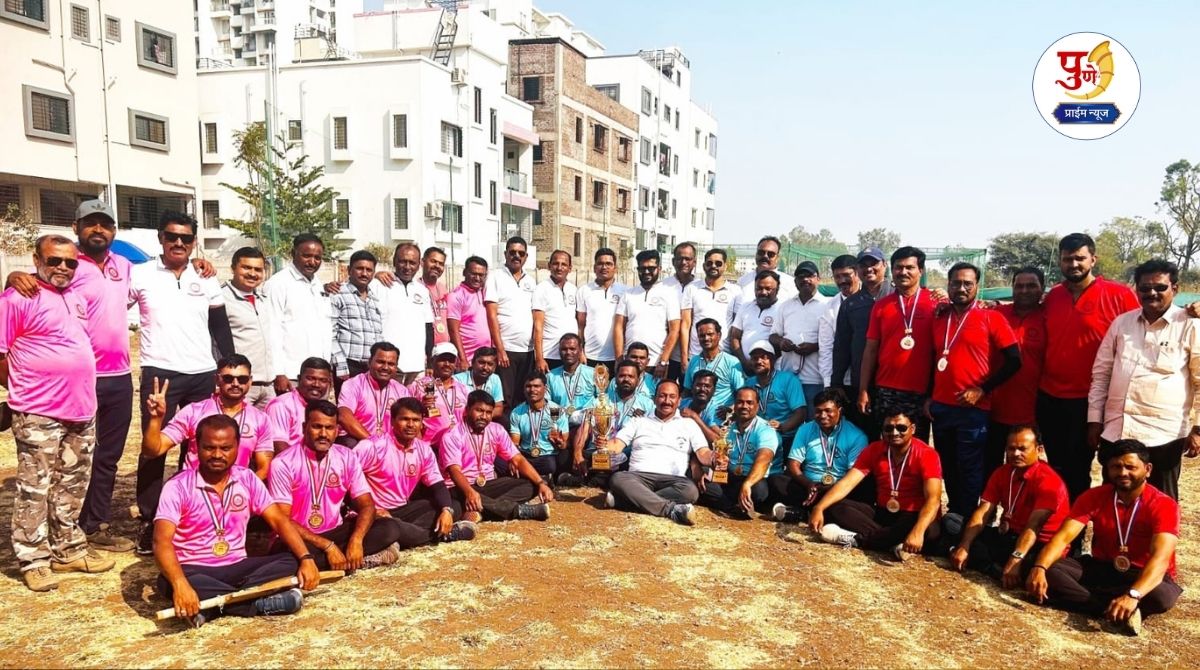 Haveli News: Sihangad Tigers team won the taluka level cricket tournament of Haveli Teachers Society