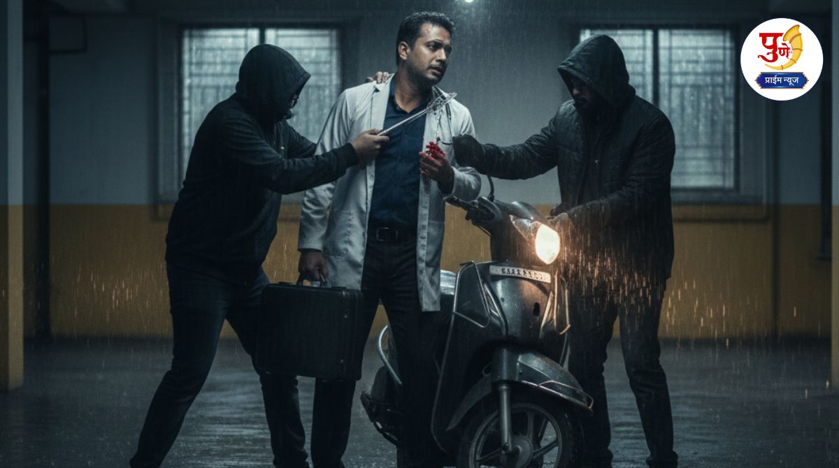 Pune Crime: Types in Pune! 'My father is sick' Doctor called home for visit; Knife held to throat, finger cut off and..