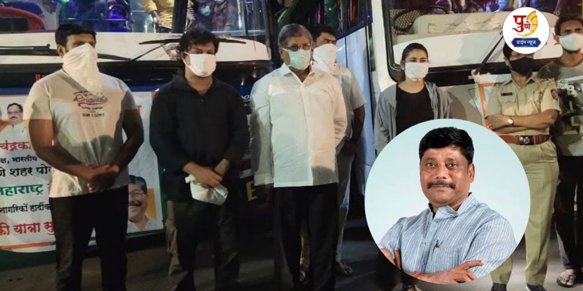 Pune Politics: Earthquake in Pune politics! Chandrakant Patil and gangster Nilesh Ghaywal together? Ravindra Dhangekar directly made the photo viral