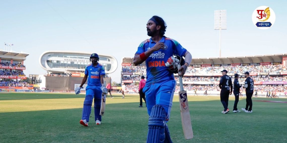 KL Rahul Century Celebration