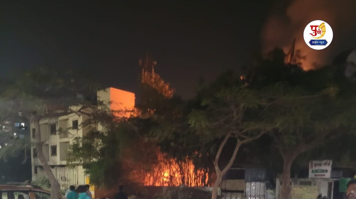 Cylinder explodes due to gas leak at Amit Biryani in Kadamwakvasti! Goods worth around Rs 1.5 lakhs gutted in fire; Firefighters bring the fire under control after half an hour