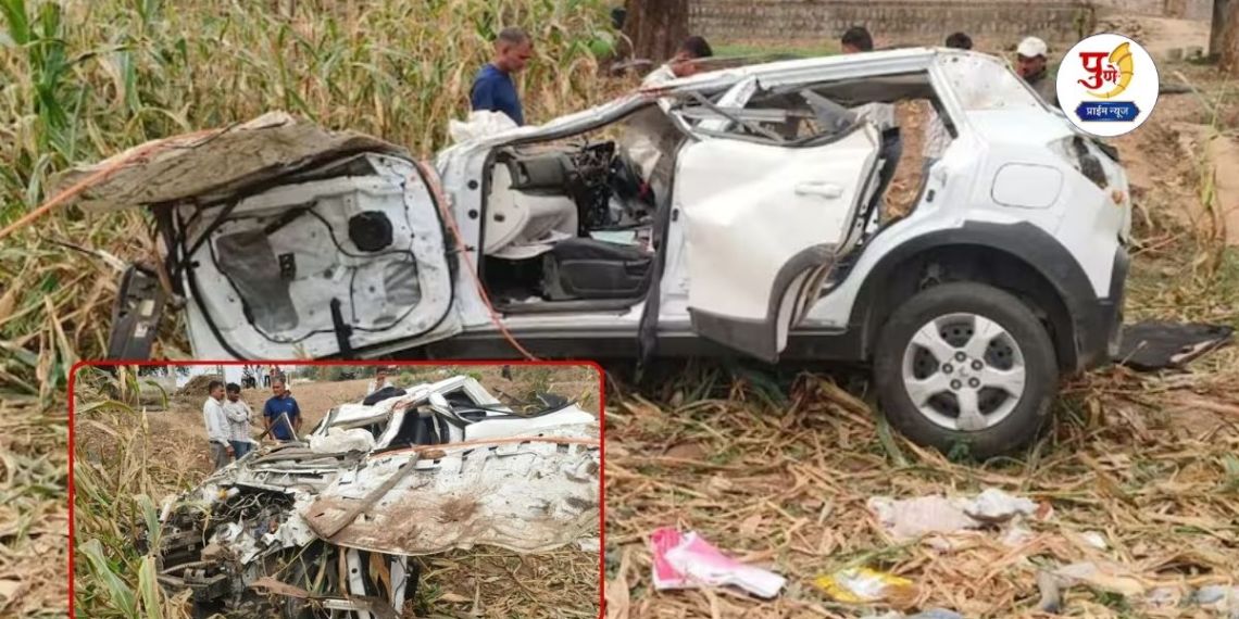 Accident News: New empty car, travel plan and 2 am; Lost control on a curve and 3 Pune youths died on the spot...