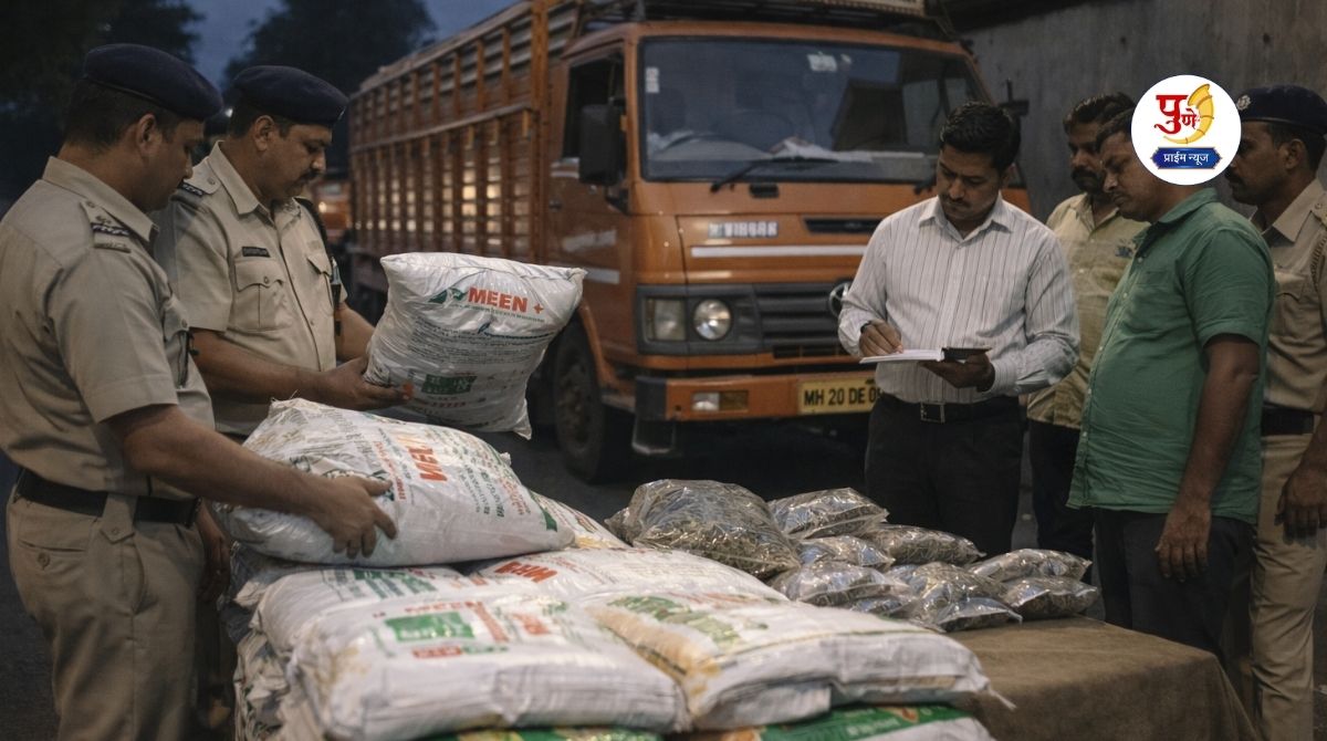 Ahilyanagar News: Smuggling of fertilizer in the dark of night in Ahilyanagar! Secret information from the Agriculture Department turned the game around; 24 tons of fertilizer and goods worth lakhs seized