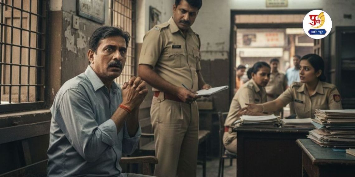 Shirur Crime: Incident in Shirur! 'I killed my wife' husband reaches police station directly; Seeing the scene in the house, the police...