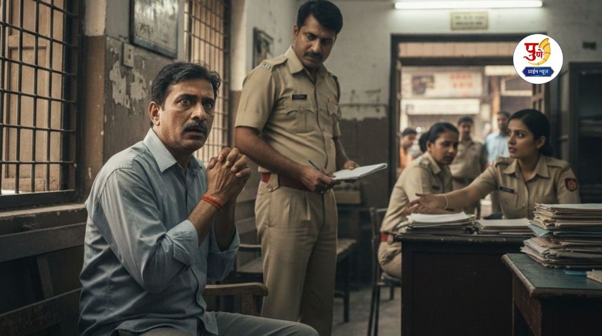 Shirur Crime: Incident in Shirur! 'I killed my wife' husband reaches police station directly; Seeing the scene in the house, the police...