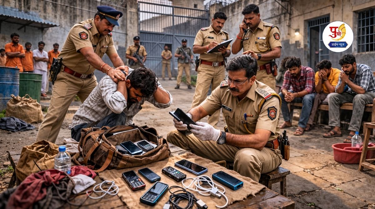 Pune Yerwada Jail: What is going on in the prisoners' barracks in Yerwada? The racket was exposed due to the suspicious movements of the prisoner; The prison administration is on action mode